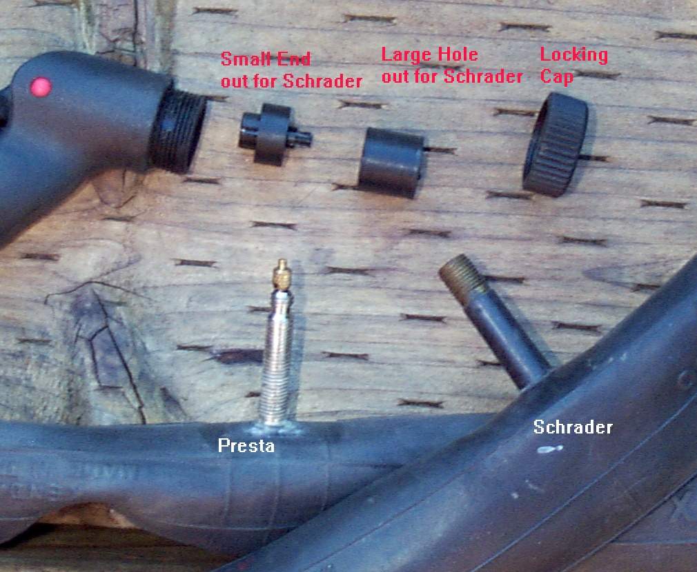 schrader valve hand pump